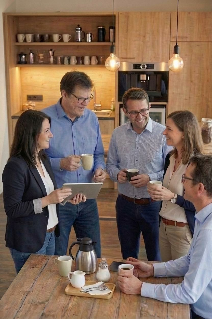 Eckhard Jokisch working with a client team